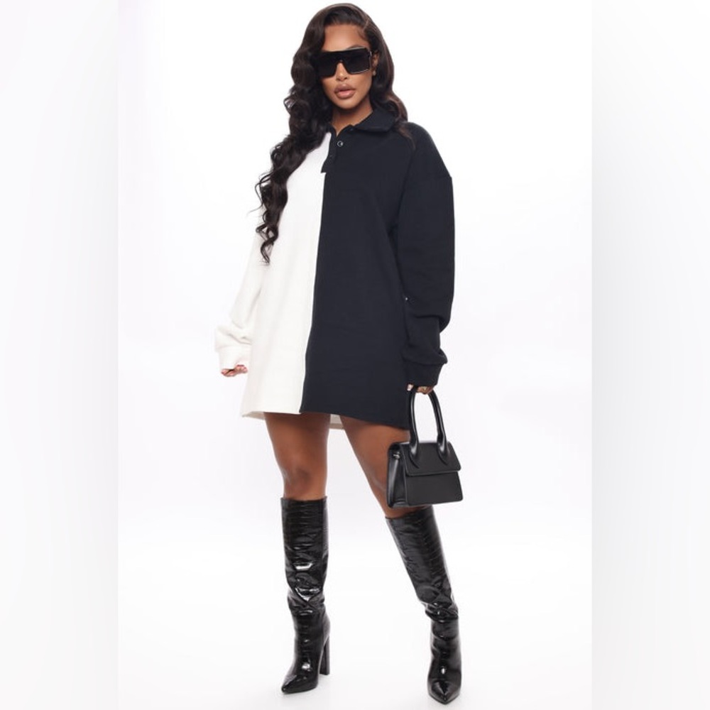Fashion Nova Mood Swing Sweater dress